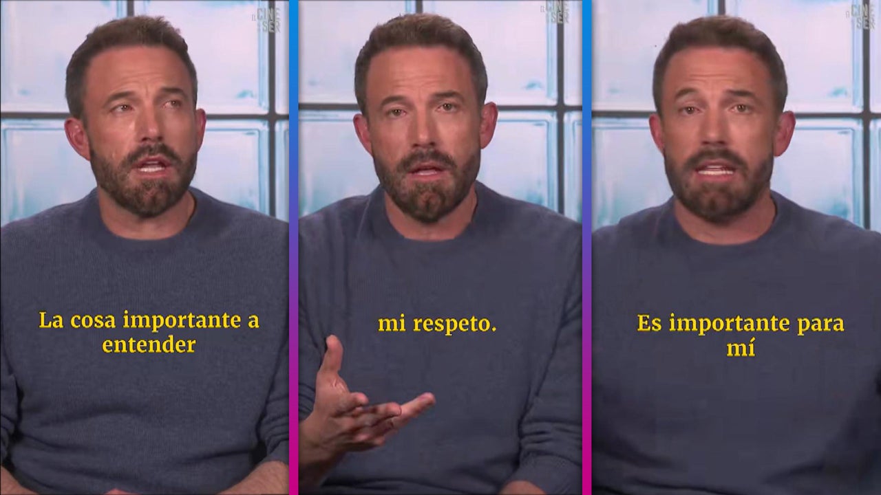 Ben Affleck impresiona a Internet al hablar español en una nueva entrevista